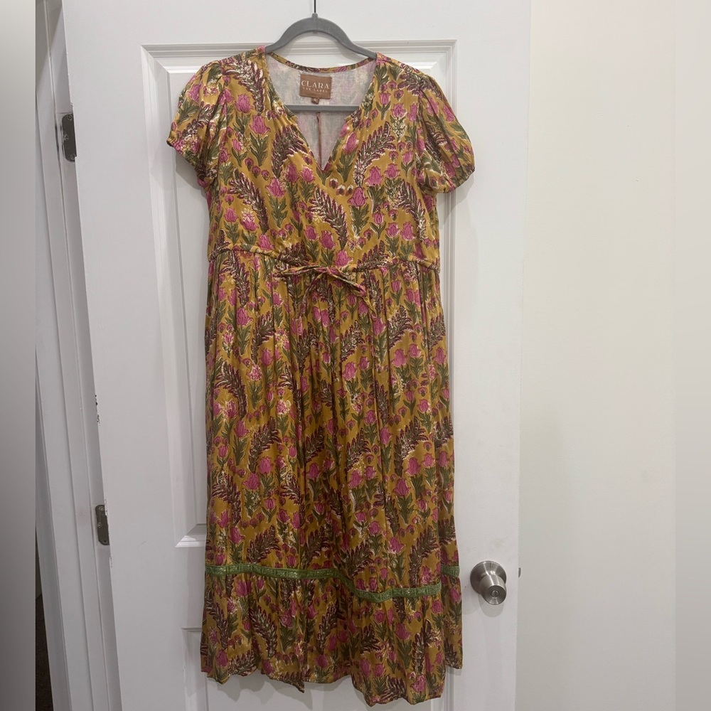 Clara The Label Marina Golden Blossom Dress